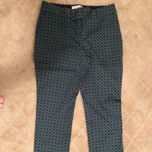 Banana Republic Green & Blue Womens Dress Pants